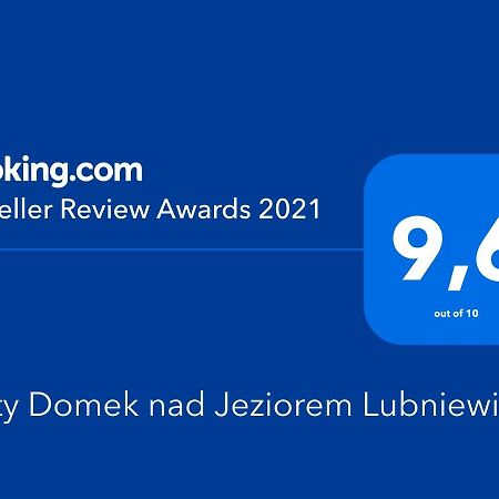 Zolty Domek Nad Jeziorem Lubniewice Exterior foto