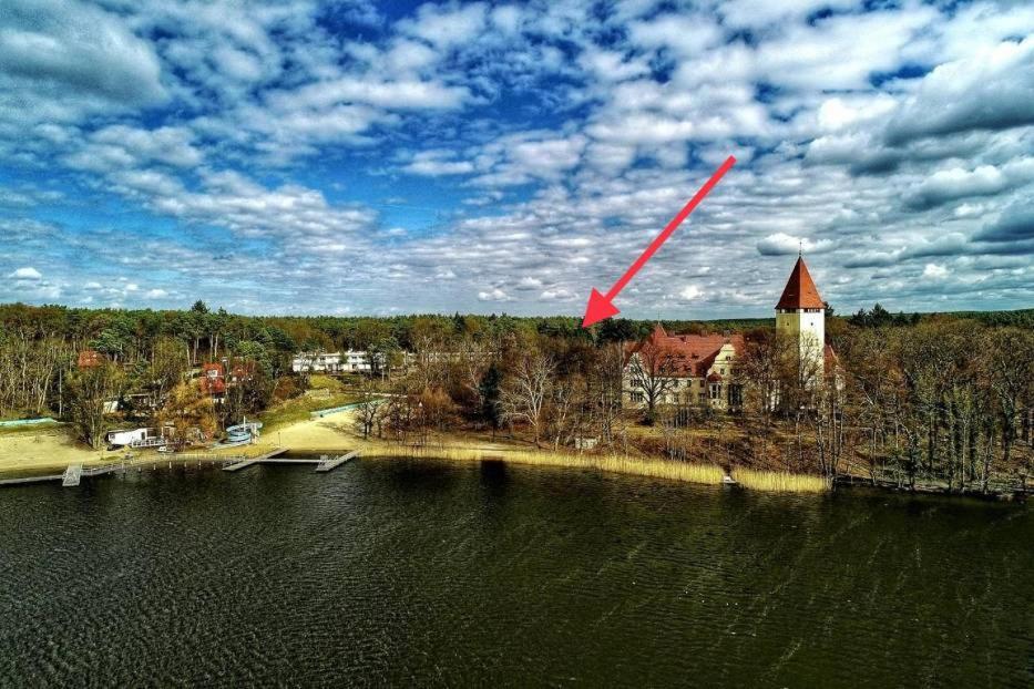 Zolty Domek Nad Jeziorem Lubniewice Exterior foto