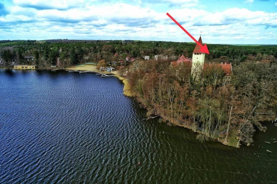 Zolty Domek Nad Jeziorem Lubniewice Exterior foto
